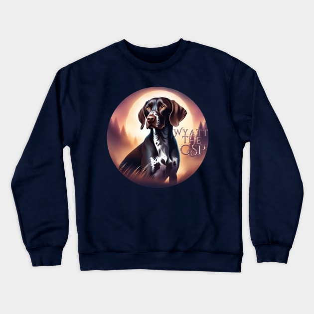 Wyatt the GSP Crewneck Sweatshirt by Alexander S.